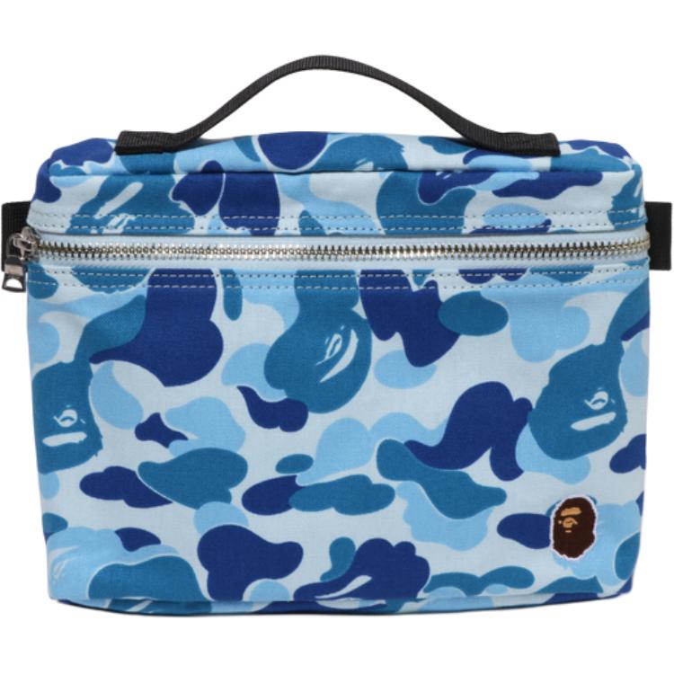 A BATHING APE Тканевая дорожная сумка для хранения унисекс синий/зеленый/розовый, Pink — фото 2