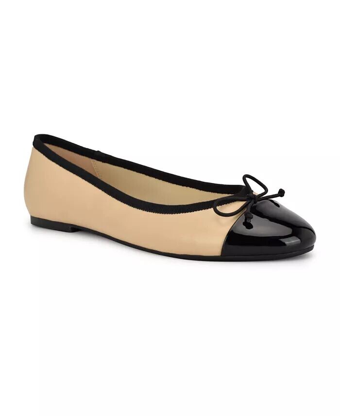 

Женские балетки без шнуровки Prosep с круглым носком Nine West, белый