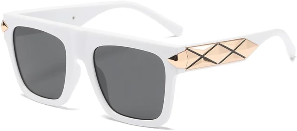 

Модные женские солнцезащитные очки в крупной оправе, роскошные женские солнцезащитные очки в винтажном металлическом стиле с защитой от УФ-излучения UV400 SZVVBKK, Tyj323-3