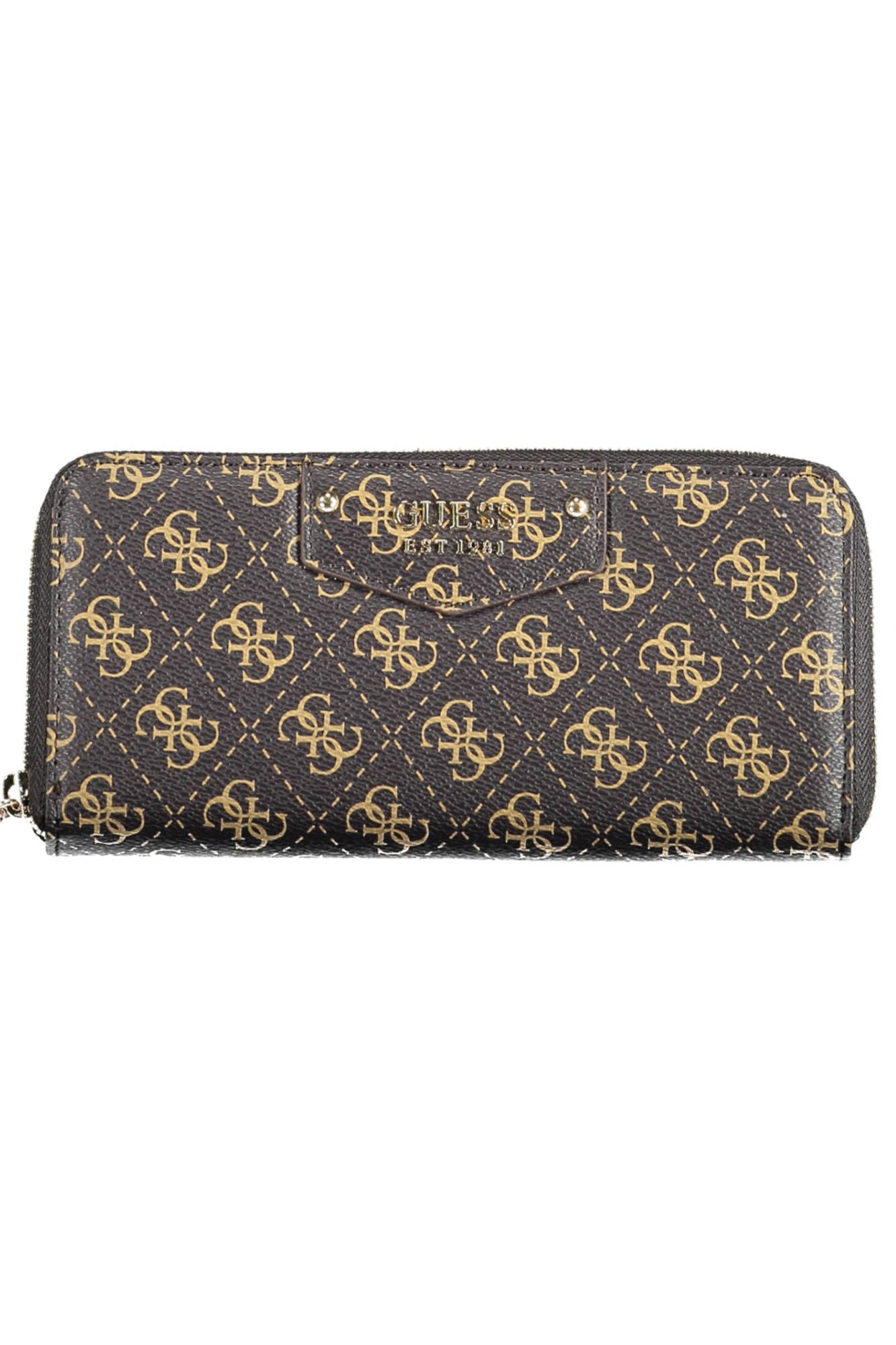 

Коричневый женский кошелек из полиуретана Guess Shoes
