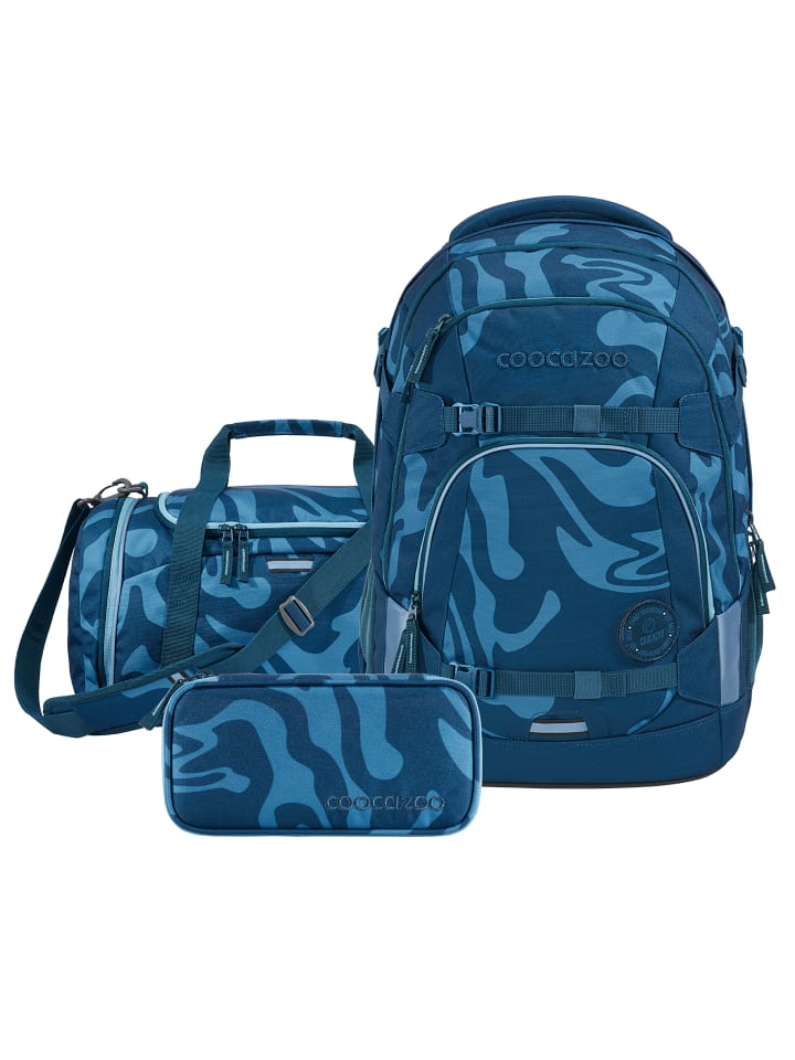 

Coocazoo Школьный рюкзак, пенал и спортивная сумка MATE в расцветке Breaking Waves