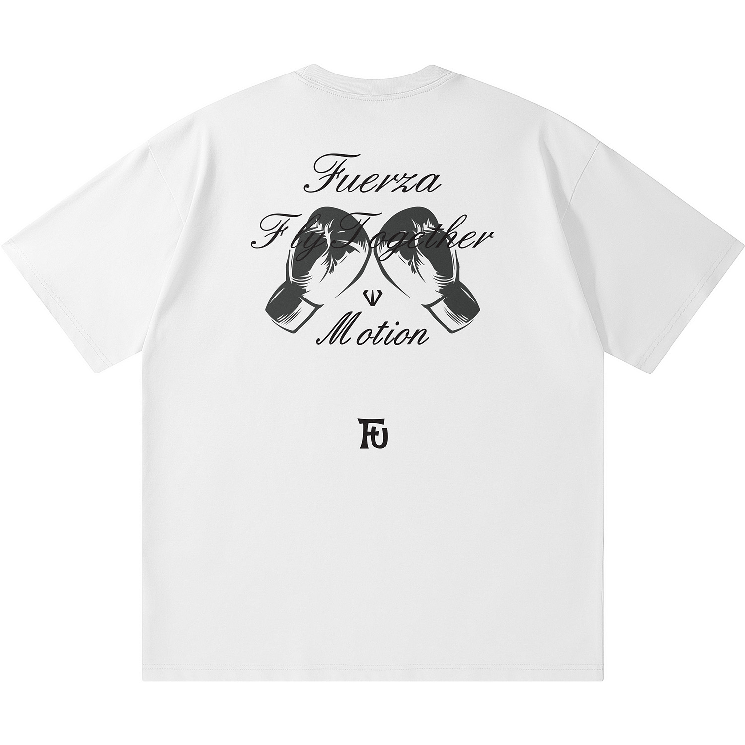 

Футболка с рукавом дроп-шиплер унисекс FUERZA, белый