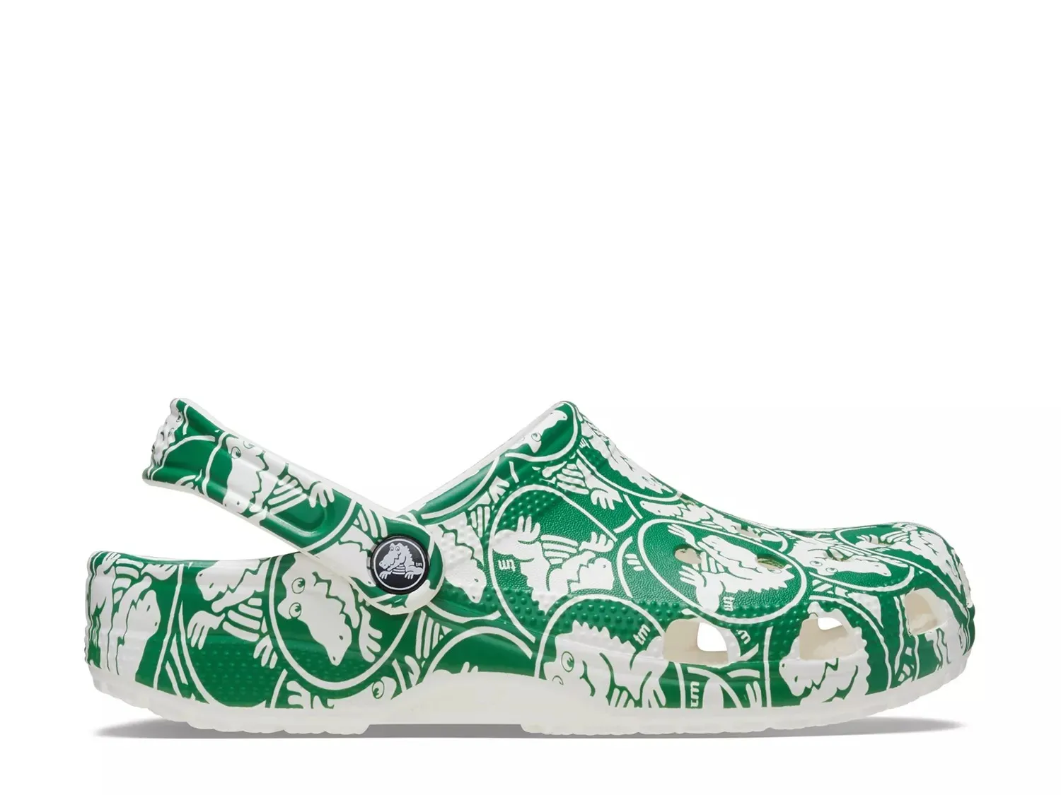 Сабо Crocs Classic, зеленый плющ — фото 4