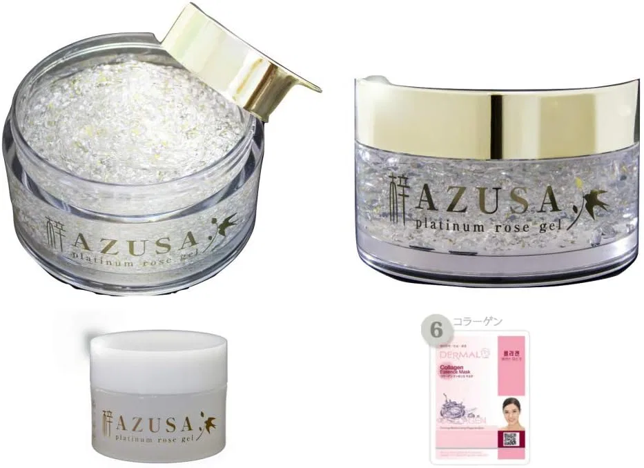 Гель для умывания Uzumaki Platinum Rose Gel — Гель для лица Azusa Golden Rich, × + × , с розой, 200 г