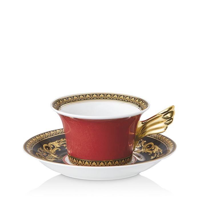 

Rosenthal Versace Medusa Красная чашка и блюдце, красный