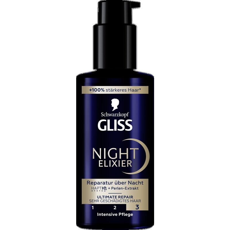 

Ночной эликсир Ultimate Repair Gliss, 100 ml
