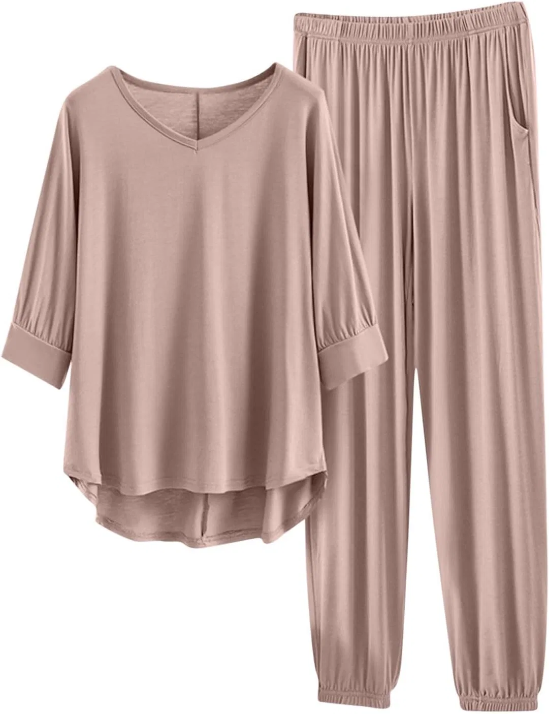 Комплект пижамы женский, Khaki