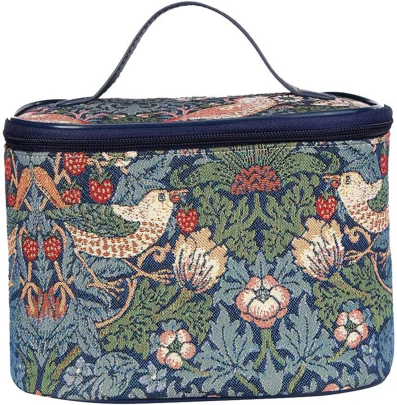 Косметичка Signare Tapestry с дизайном Уильяма Морриса Signare, Strawberry Thief Blue
