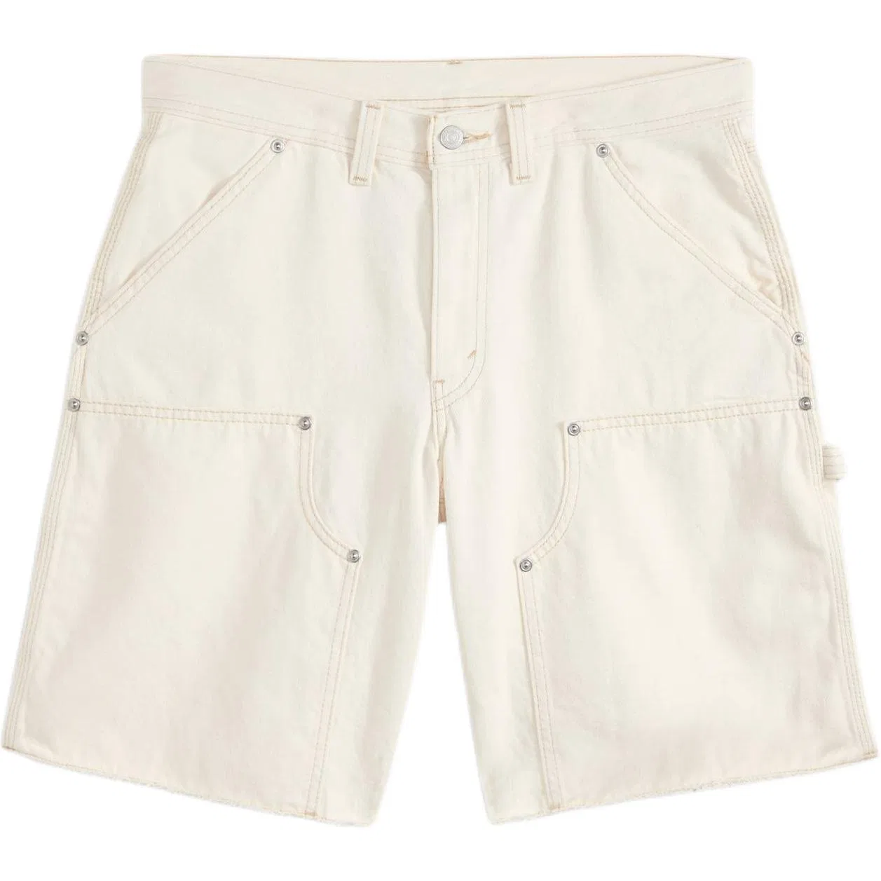 Джинсовые шорты женские белые cargo Levis, White