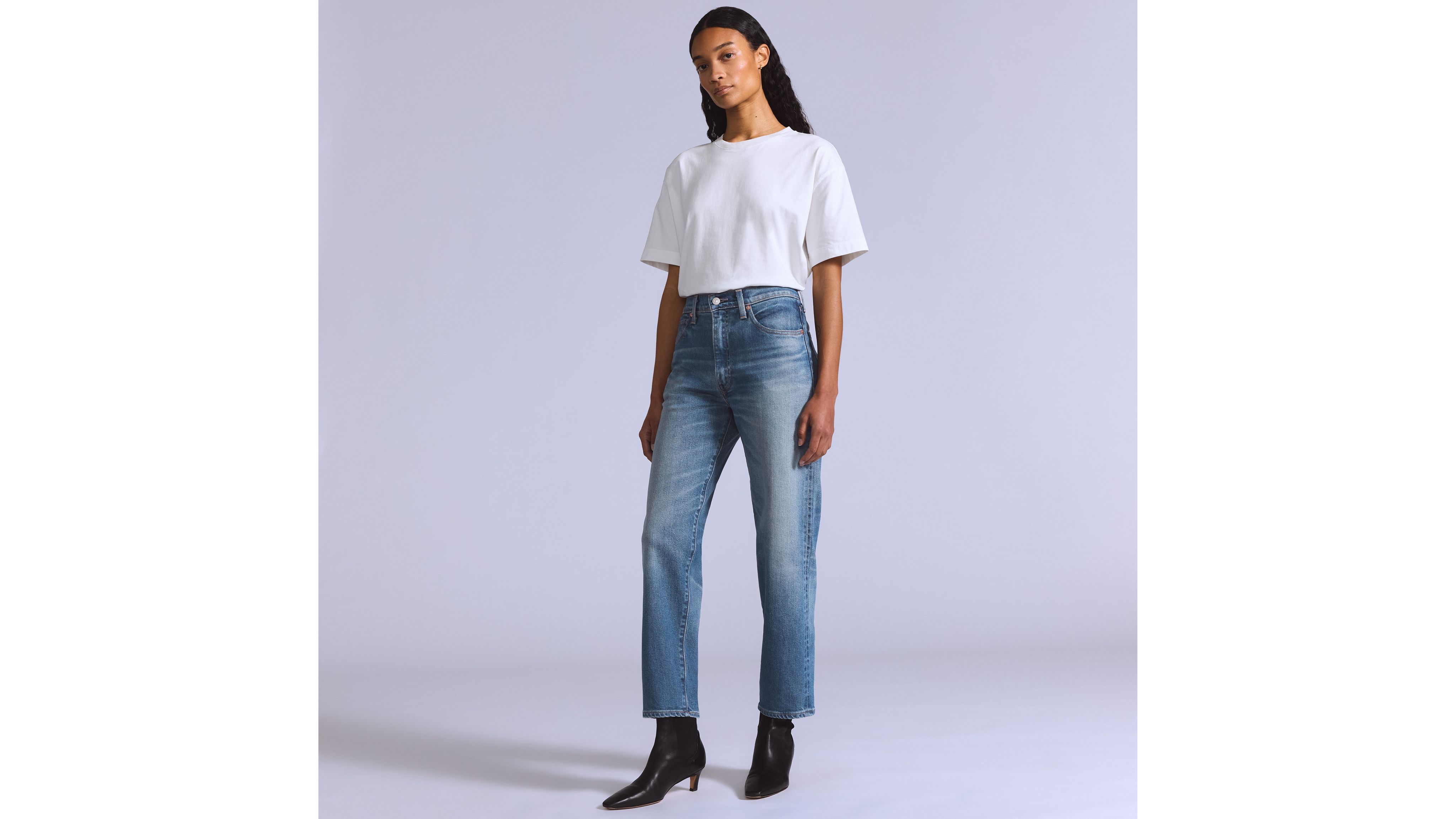 

Женские джинсы с японской кромкой Levi's, Afloat - Medium Wash