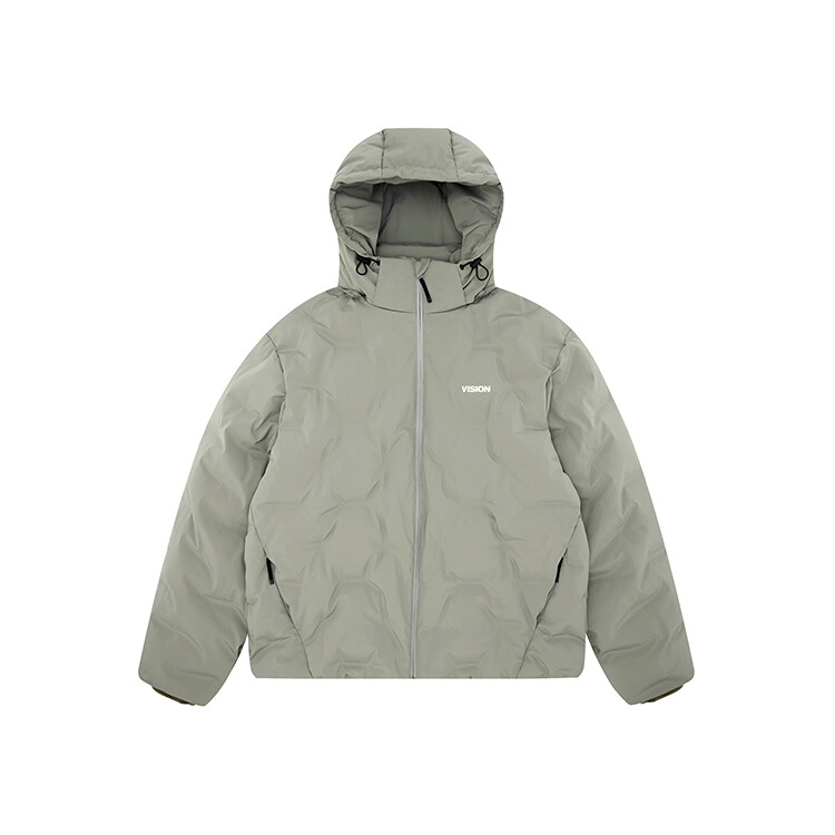

Пуховик унисекс Vision Street Wear, цвет Light Gray Green