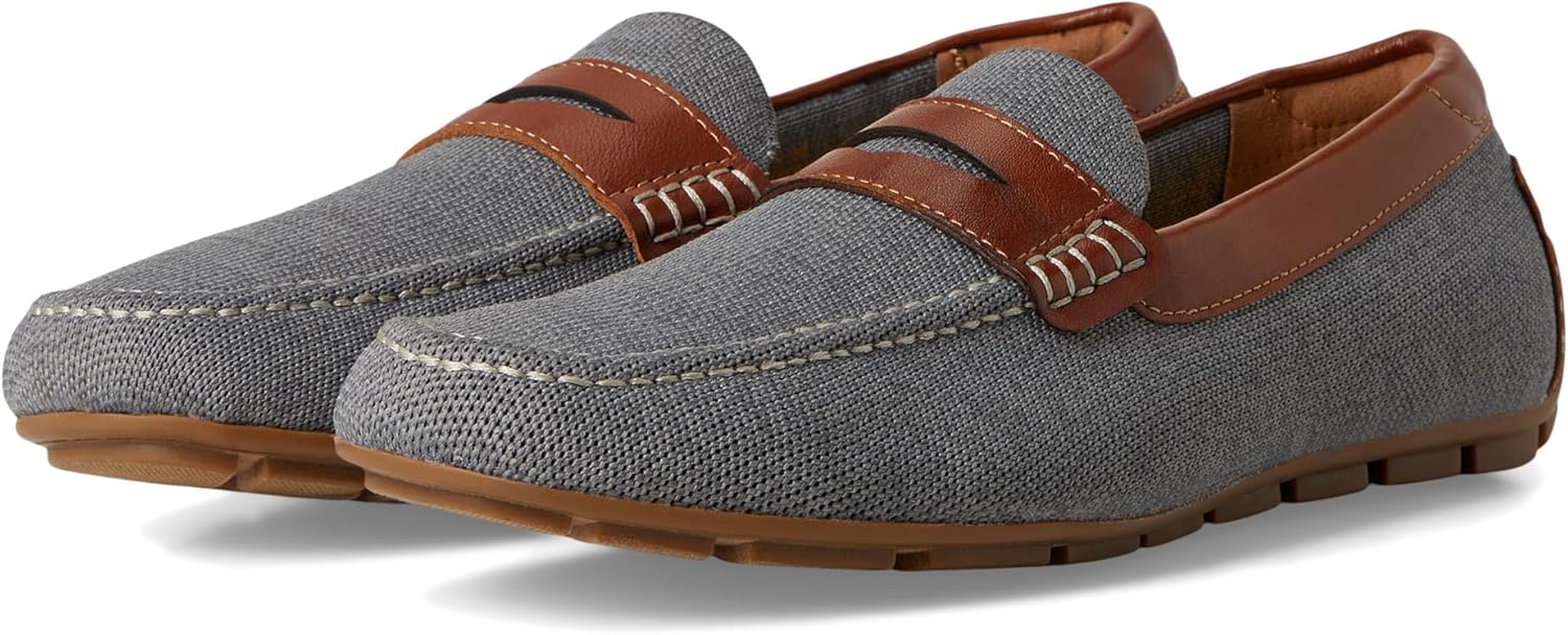 

Мужские мокасины Florsheim Motor Knit с пенни и носком-мокто, серый