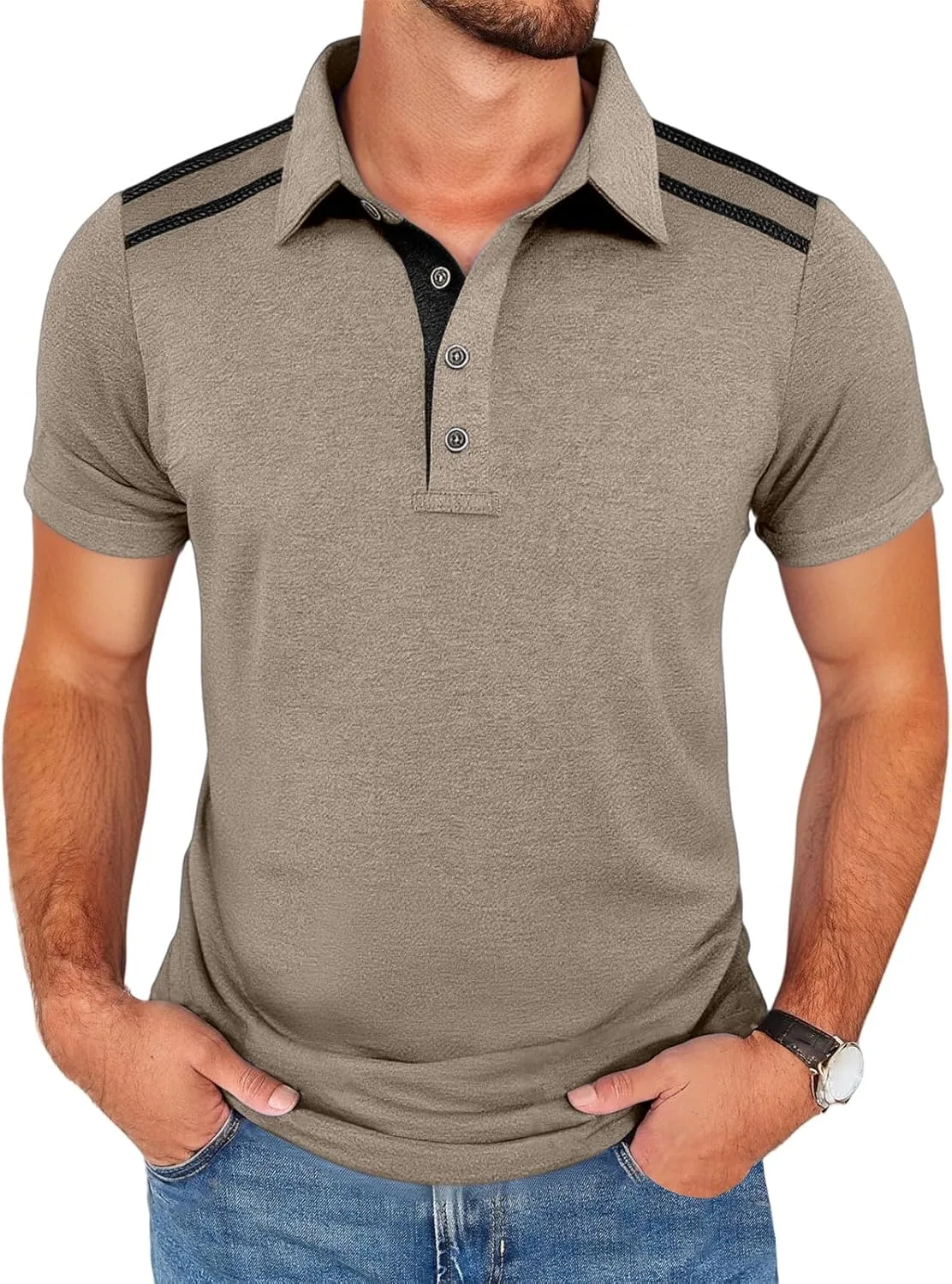 

Мужская поло с коротким рукавом, Muscle Fit, Performance YSERB