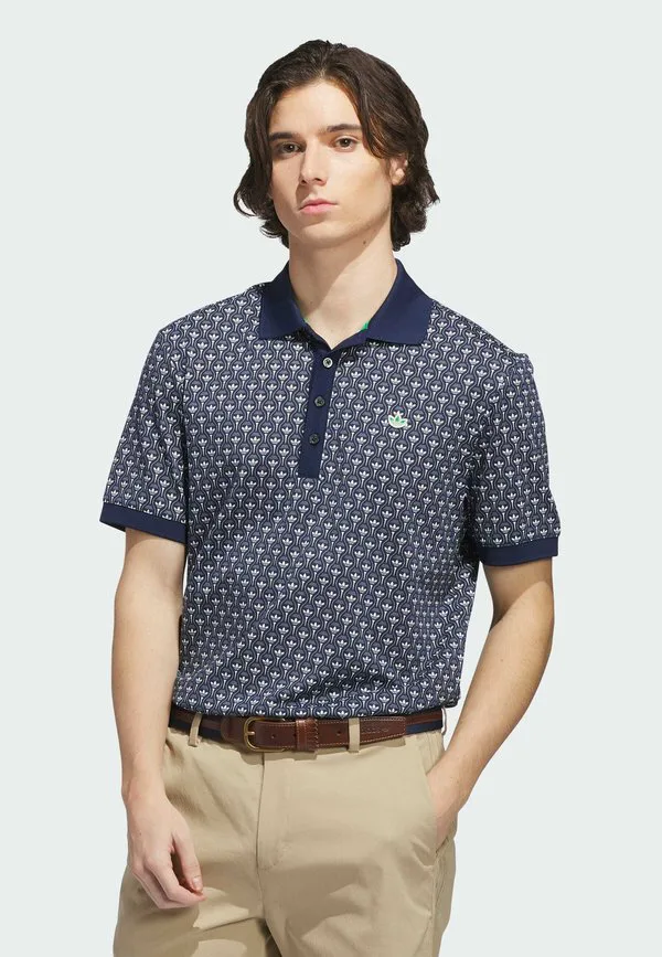 S nov aop поло рубашка Adidas Golf Originals, Night Indigo Chalk White