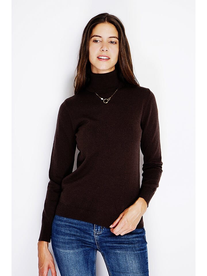 

Пуловер William de Faye Rollkragenpullover, коричневый