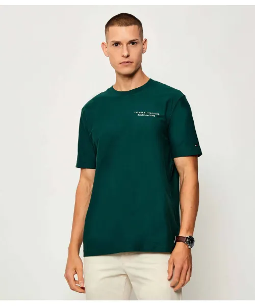 

Футболка Regular fit Tommy Hilfiger, зеленый