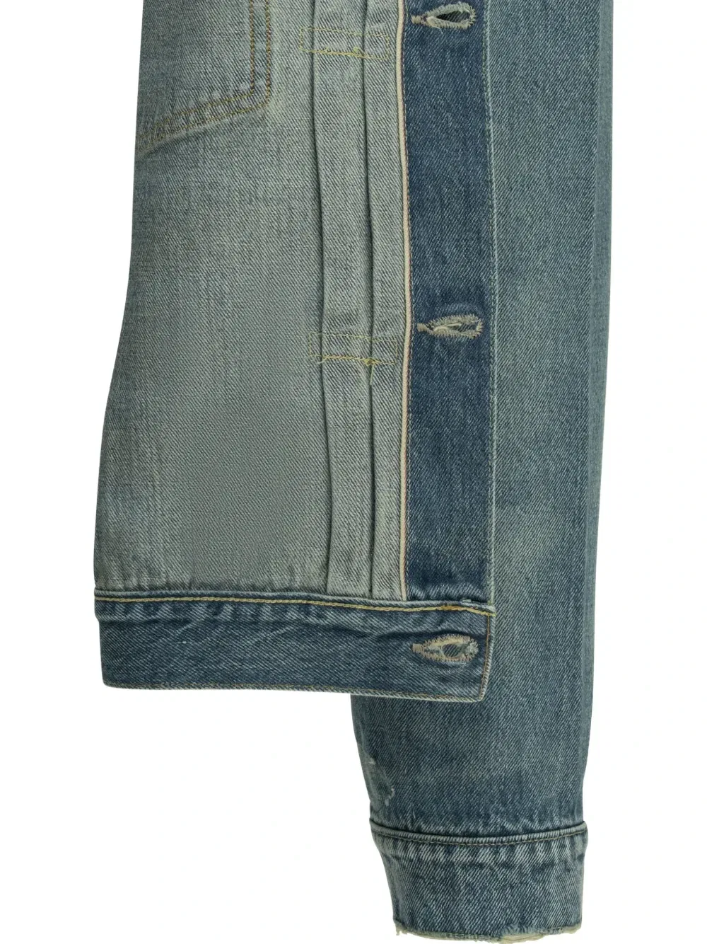 Плиссированная джинсовая куртка образца 1936 года Levi's, синий — фото 4