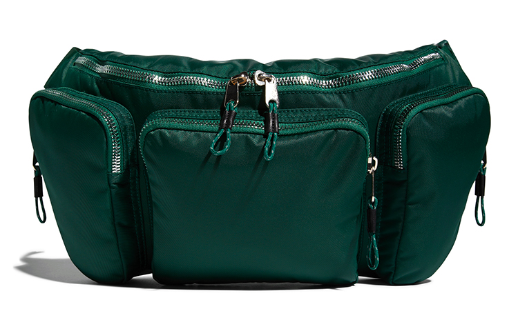 

Adidas Полиамидная поясная сумка унисекс темно-зеленая, Dark Green