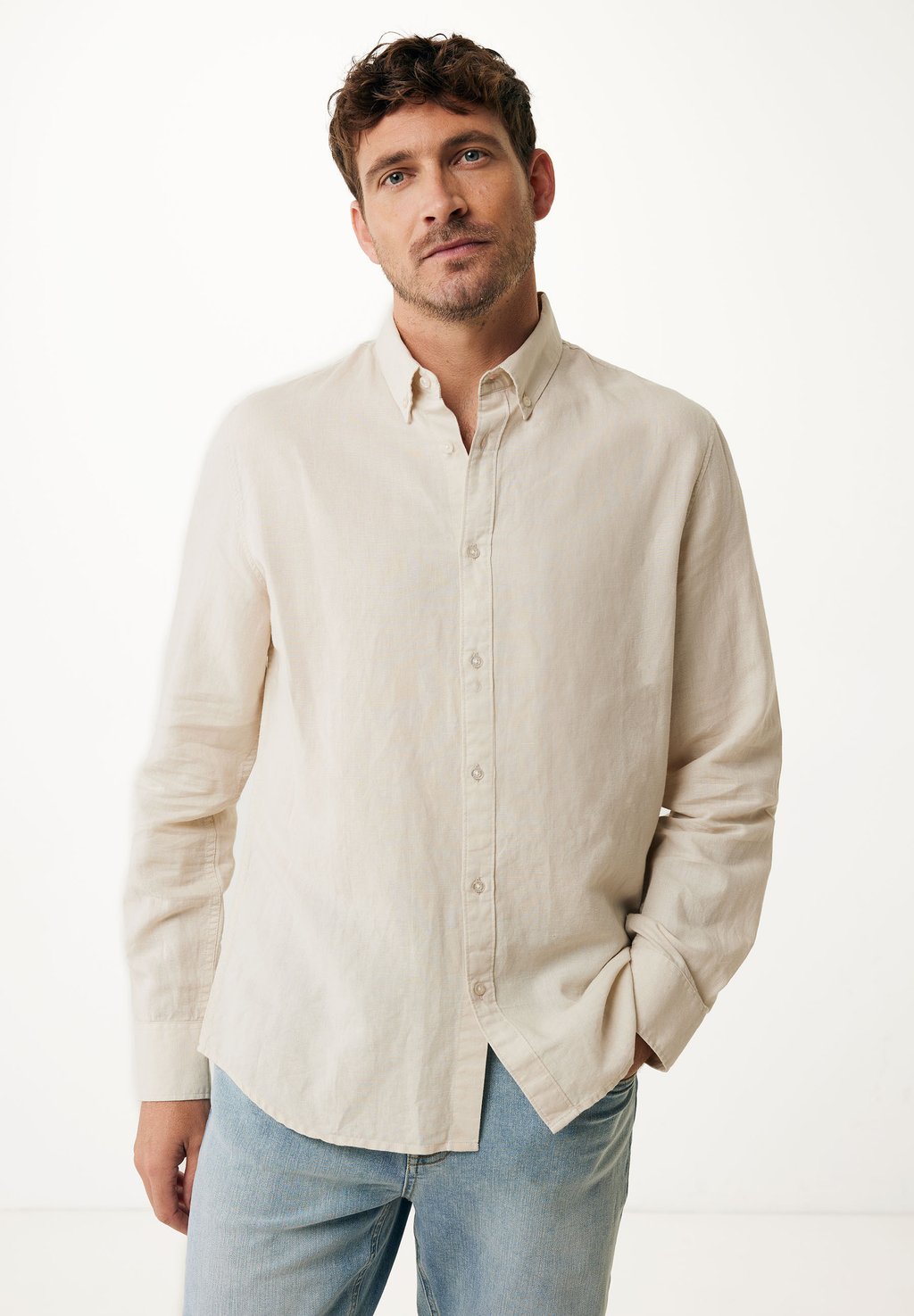 

Рубашка LONG SLEEVE CALEB BASIC Mexx, песочный