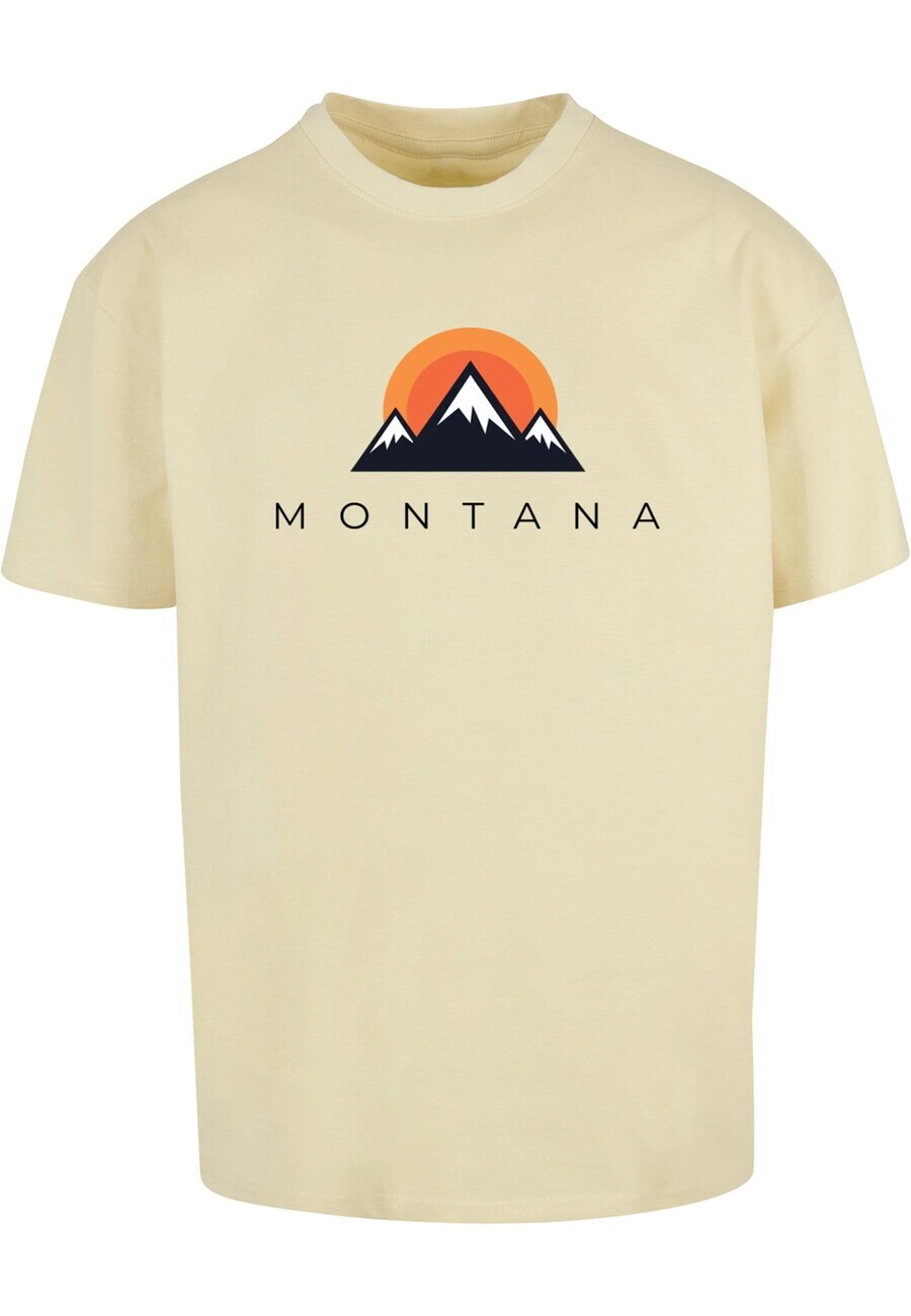 

Футболка Merchcode Montana, светло-желтый