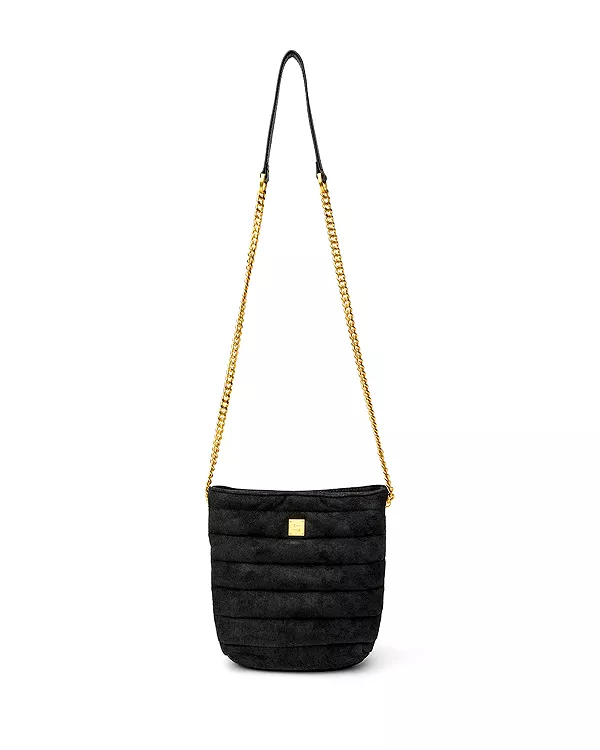 

Маленькая стеганая замшевая сумка через плечо Dream Stash Think Royln, черный