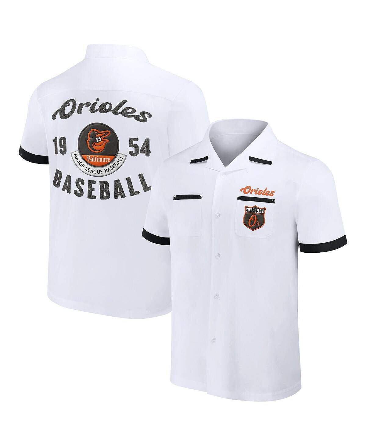 

Мужская рубашка на пуговицах для боулинга Darius Rucker Collection от White Baltimore Orioles Fanatics