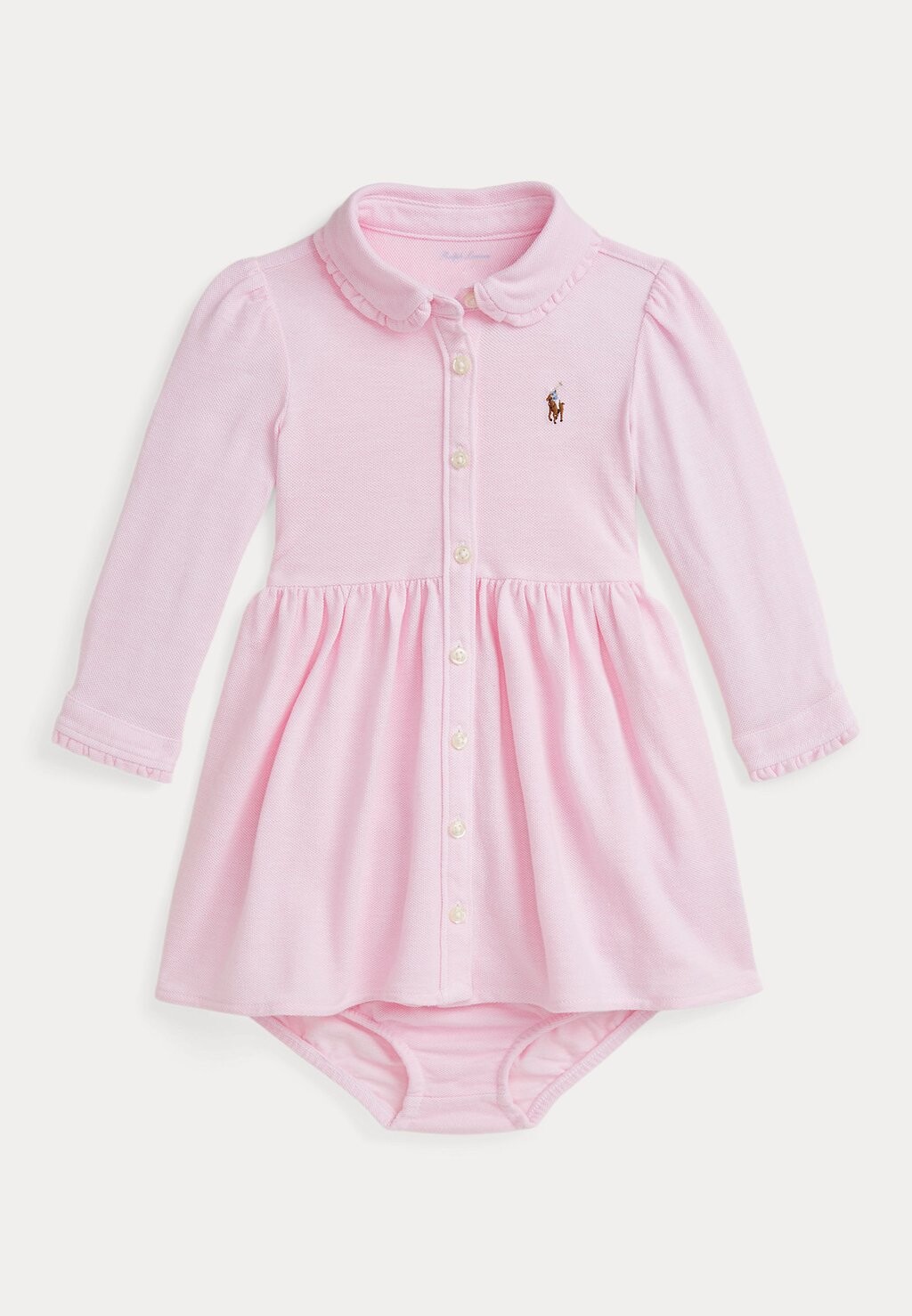 

Повседневное платье OXFORD MESH DRESS & BLOOMER SET Ralph Lauren, розовый