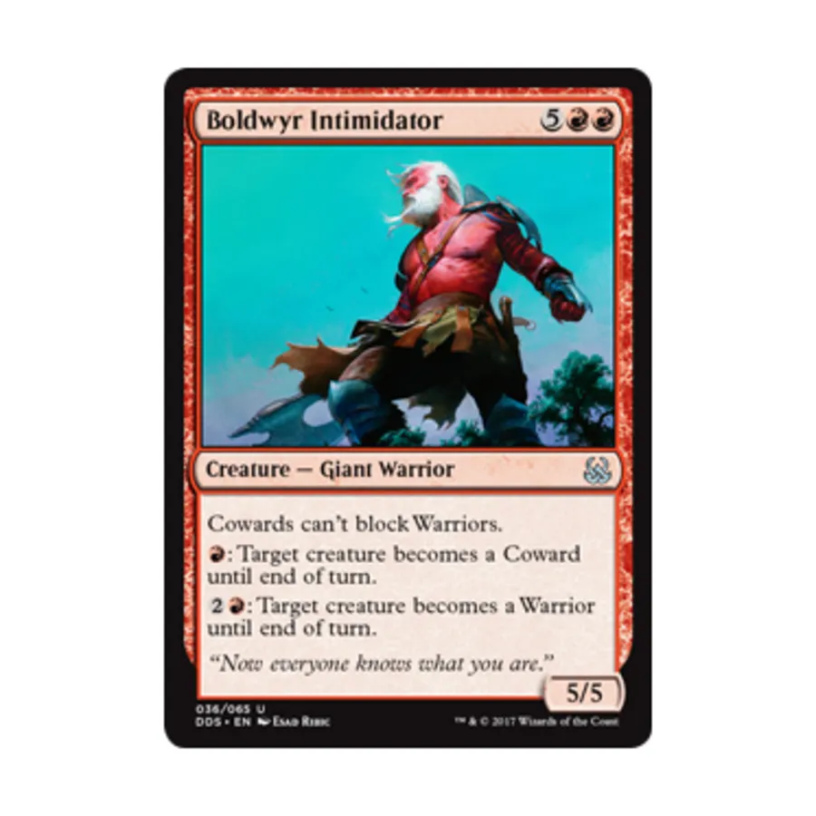 

CCG Болдвирский запугиватель (U), MTG - Duel Decks - Mind vs. Might