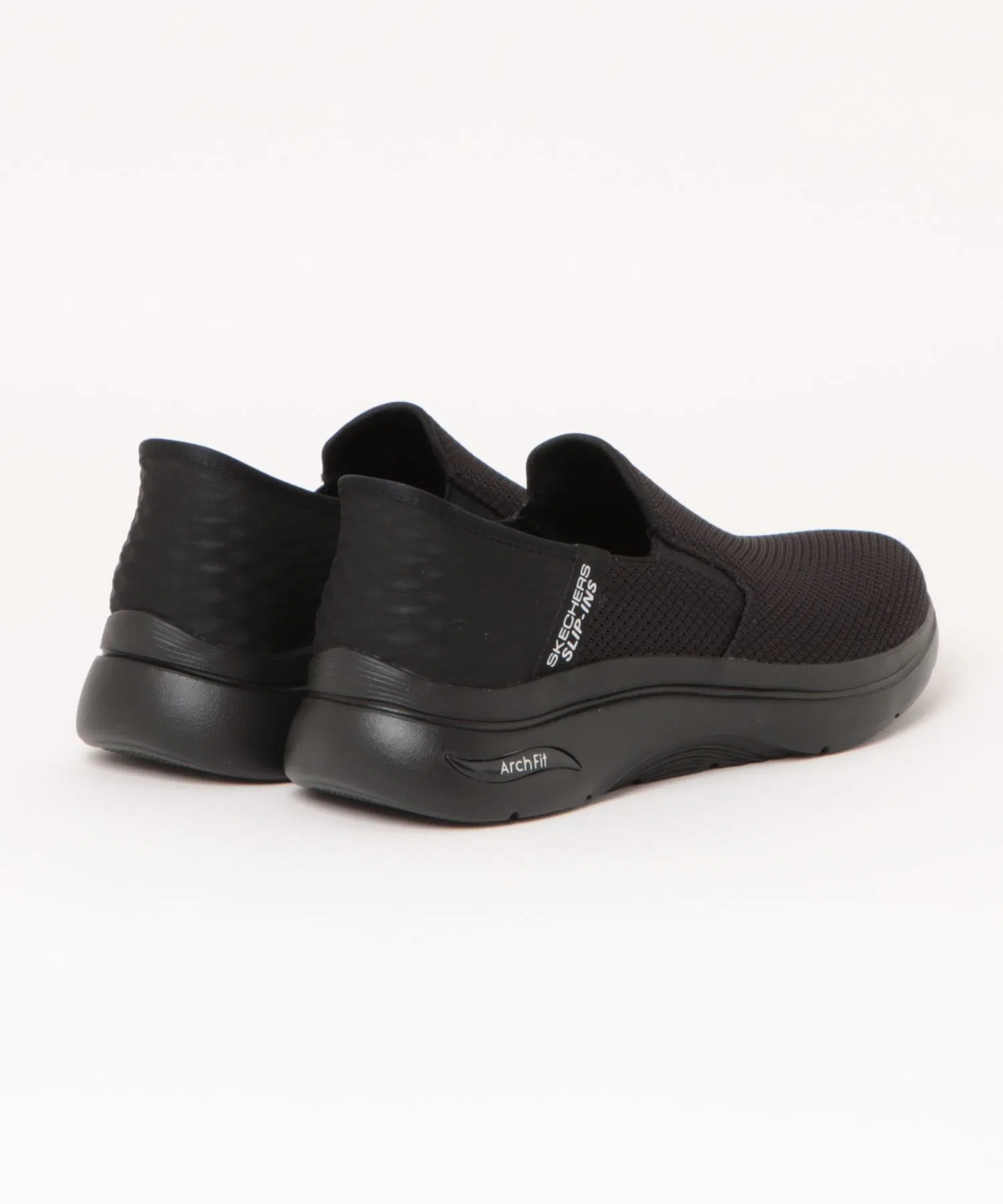 Мужские серые слипоны SKECHERS GO WALK ARCH FIT 2.0 Hands Free — фото 2