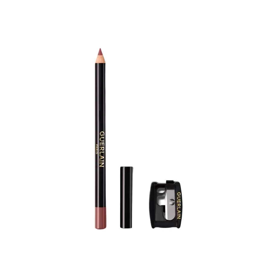 GUERLAIN Карандаш для губ с эффектом удержания цвета, #01 Rosewood+Pencil Sharpener