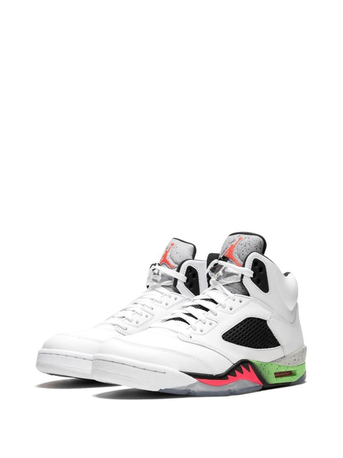 Кроссовки Jordan Air Jordan 5 Retro, белый/черный — фото 2