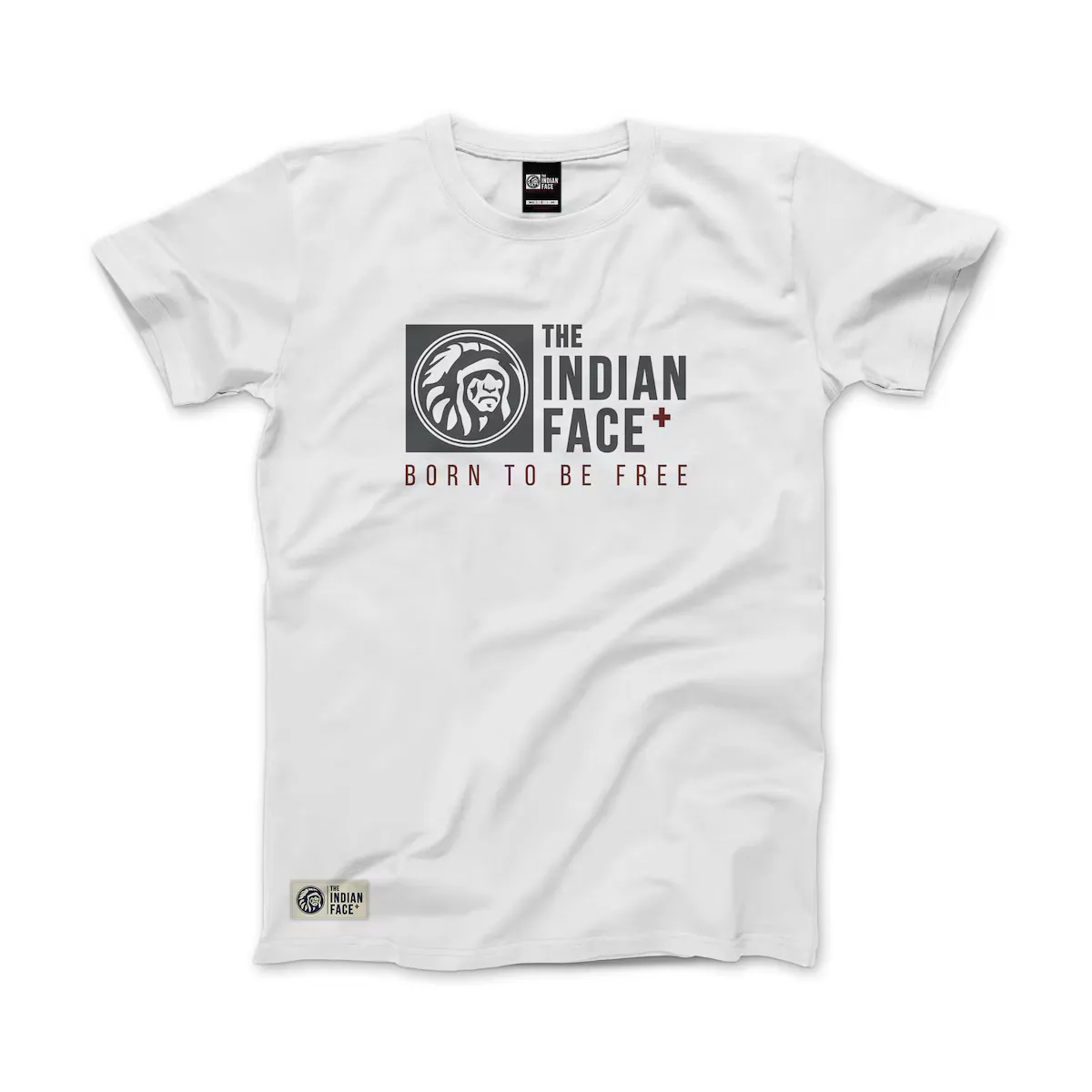 

Футболка унисекс Born to be Free Лицо индейца The Indian Face, белый