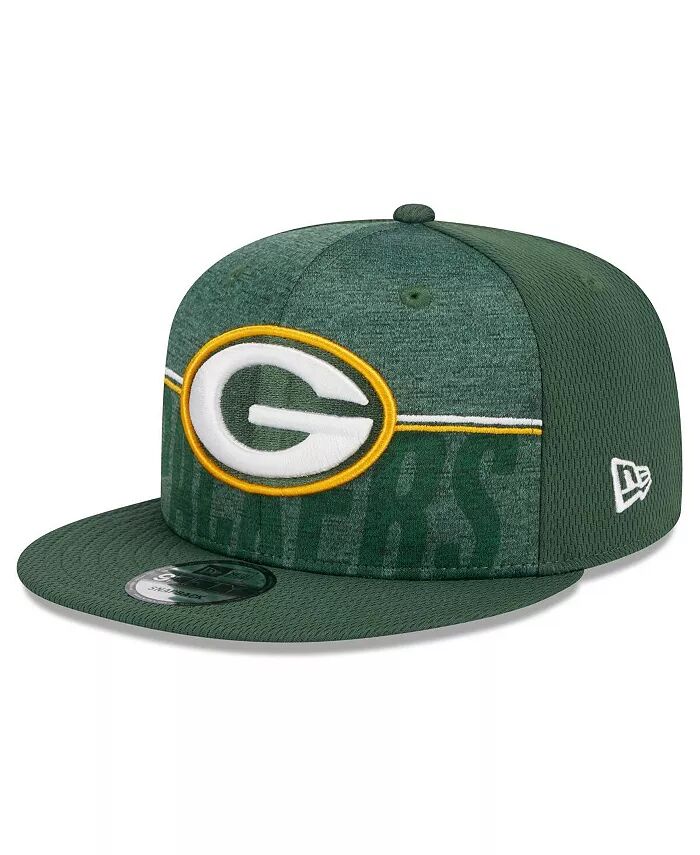 

Мужская зеленая кепка Snapback Green Bay Packers 2023 NFL Training Camp 9FIFTY New Era, зеленый