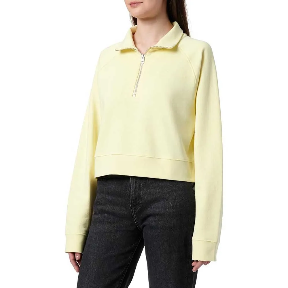 

Толстовка HUGO Dileria 01 BLUE half zip, желтый