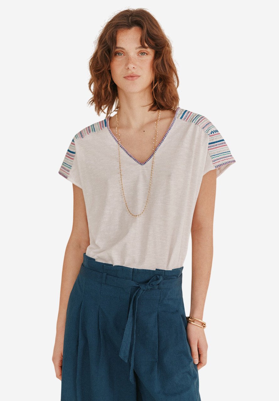 

Футболка с принтом Hoss Intropia, белый