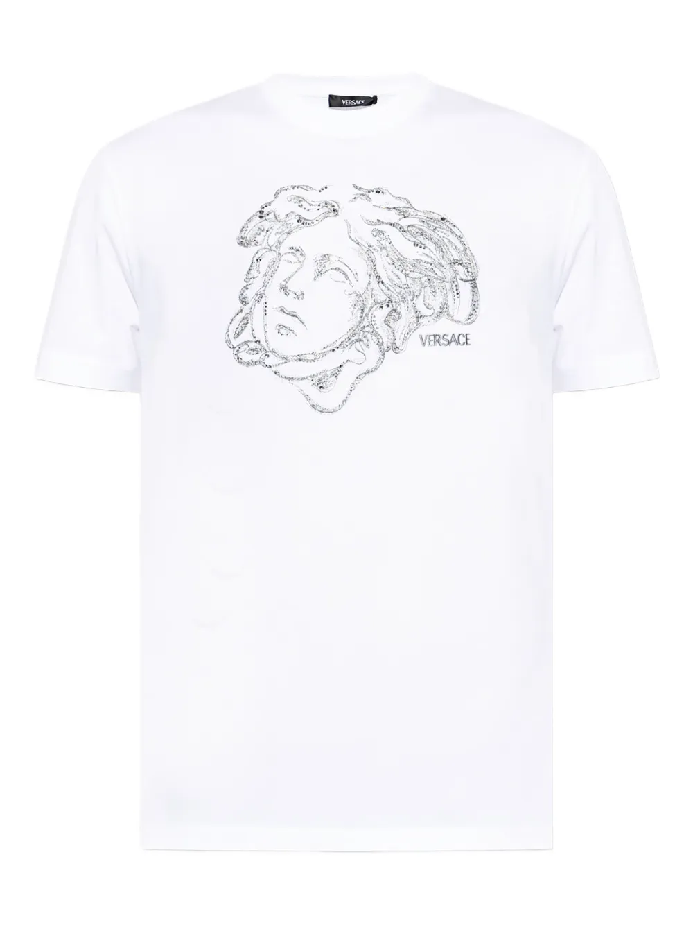

Футболка с изображением Медузы VERSACE, белый
