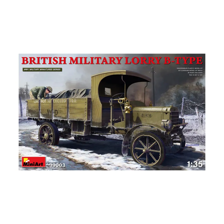 

Британский военный грузовик B-типа, WWII Military Miniatures Series (1:35) (MiniArt Models)