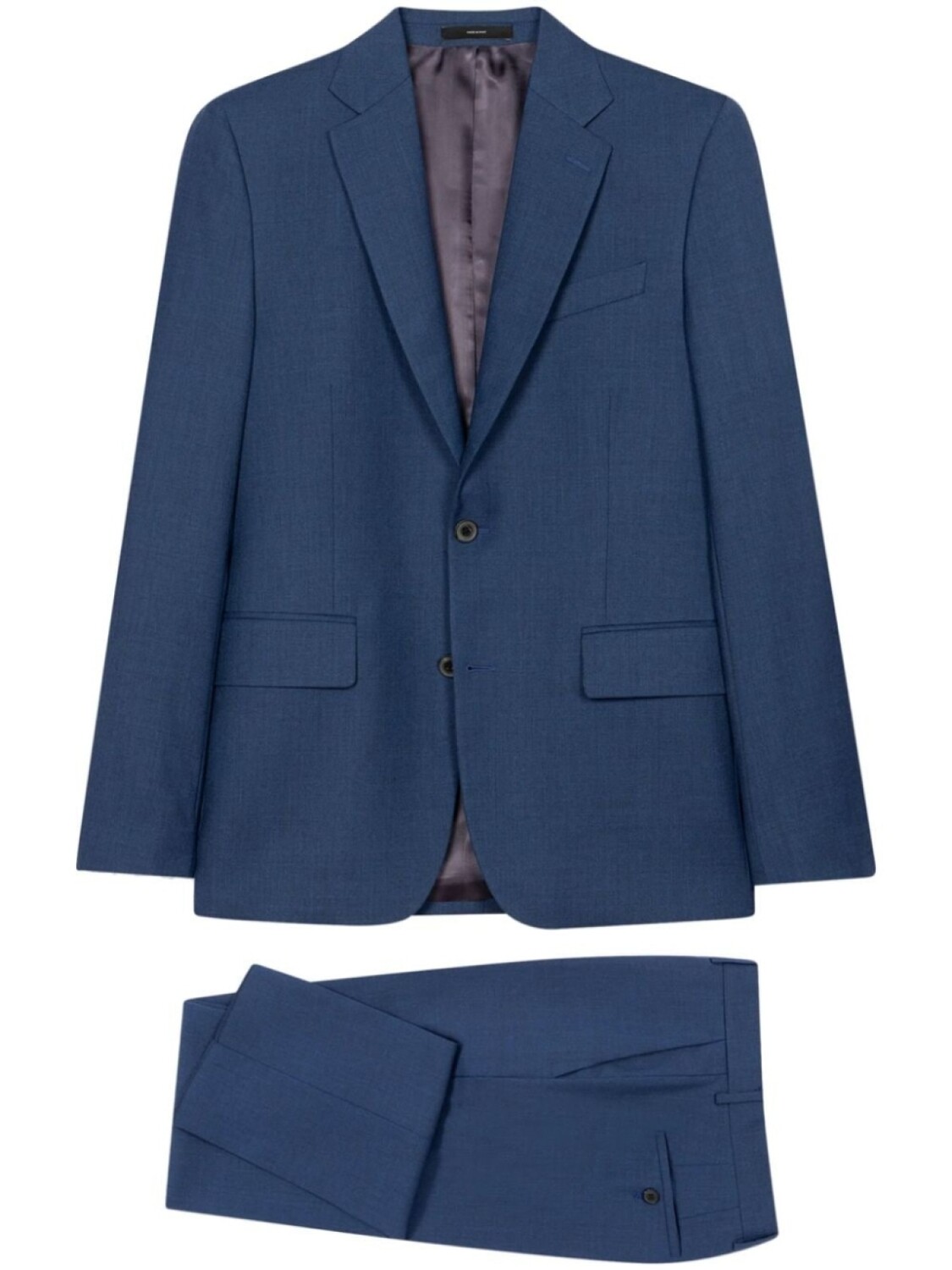 

Paul Smith однобортный шерстяной костюм, синий