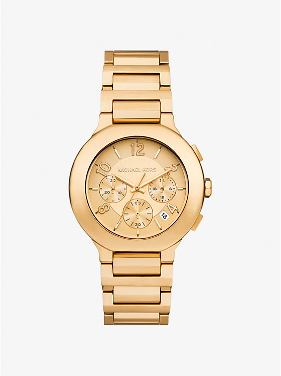 

Крупные часы Gramercy золотистого цвета Michael Kors, золотой