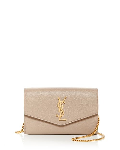 

Кошелек Uptown с цепочкой Saint Laurent, цвет Tan/Beige