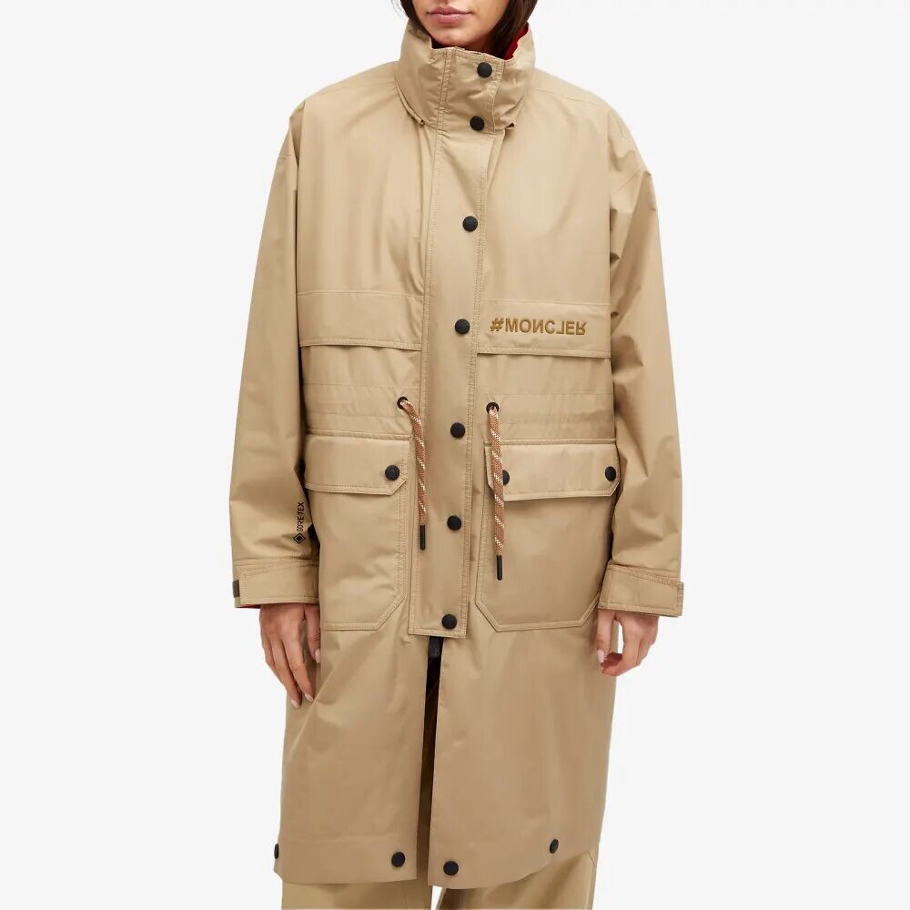 

Moncler Grenoble Длинная парка Seigne, коричневый