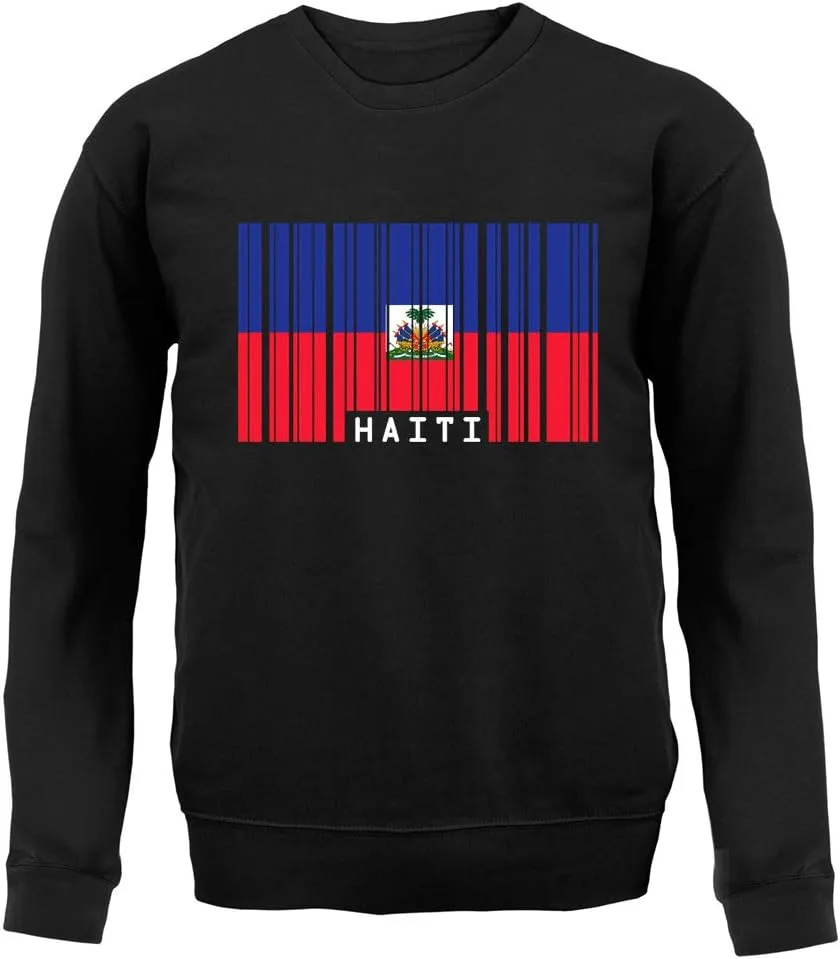 

Свитер Unisex Crewneck Dressdown Haiti Barcode Style Flag