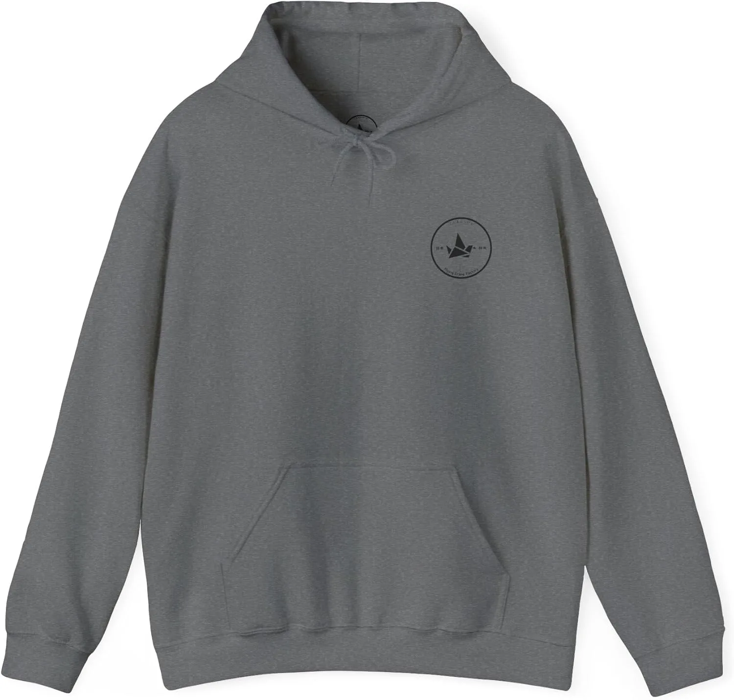 

Толстовка с капюшоном Unisex в японском стиле с журавлем-оригами