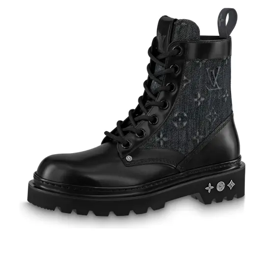 

Кроссовки fat ranger boots 'black with monogram' Louis Vuitton, черный