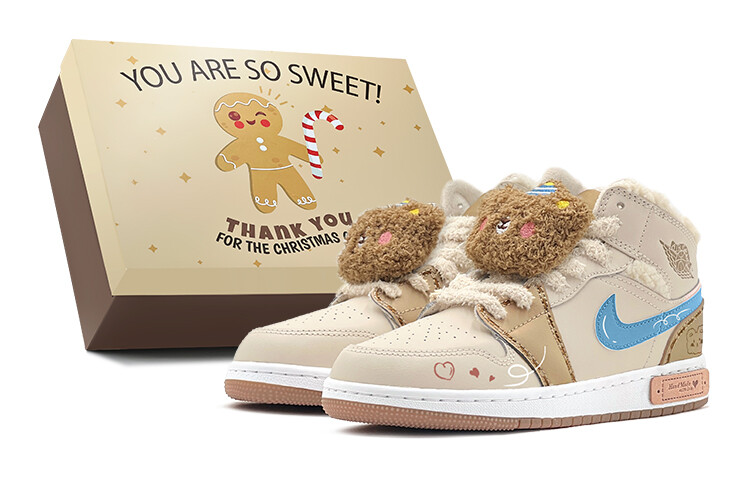 

Jordan Air Jordan 1 винтажные баскетбольные кроссовки женские, Khaki