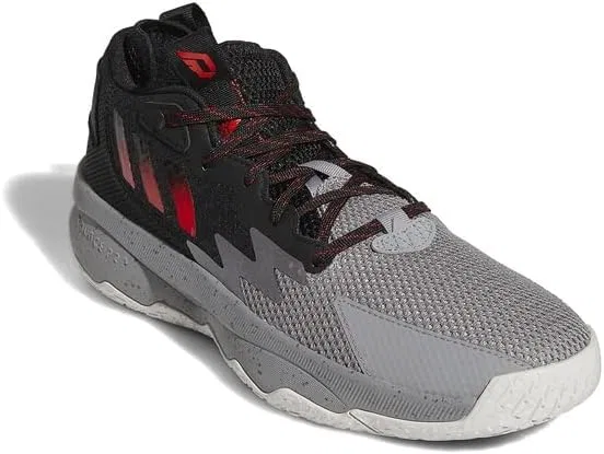Кроссовки Adidas Unisex Dame 8 Low (не для футбола), Grey Three Red Core Black — фото 4