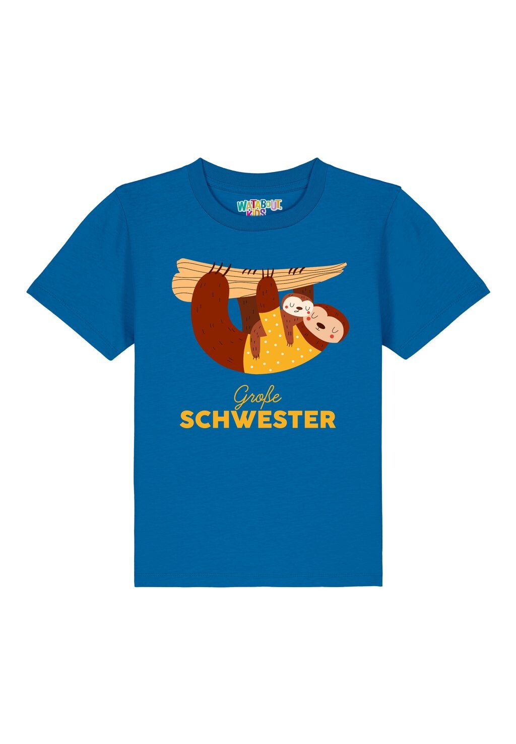 

Футболка с принтом FAULTIER GROSSE SCHWESTER Watapparel, цвет royal blue