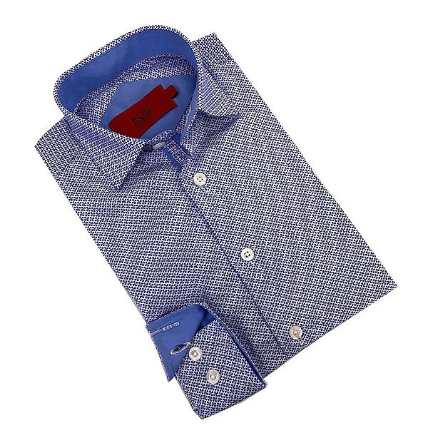 Мальчиковая рубашка slim fit tonal neat Elie Balleh — фото 2