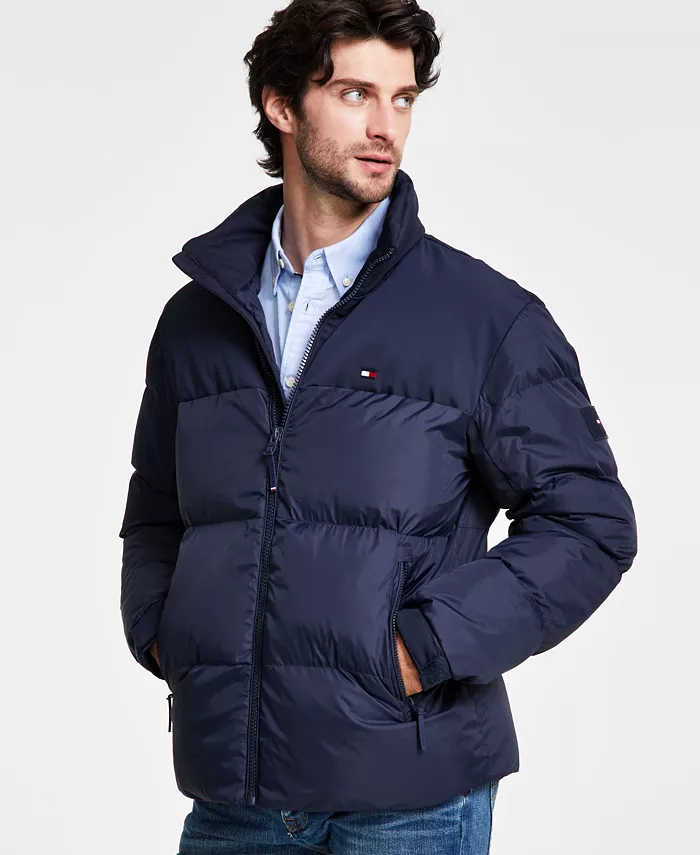 

Мужская куртка-пуховик Mixed-Media Tommy Hilfiger, синий