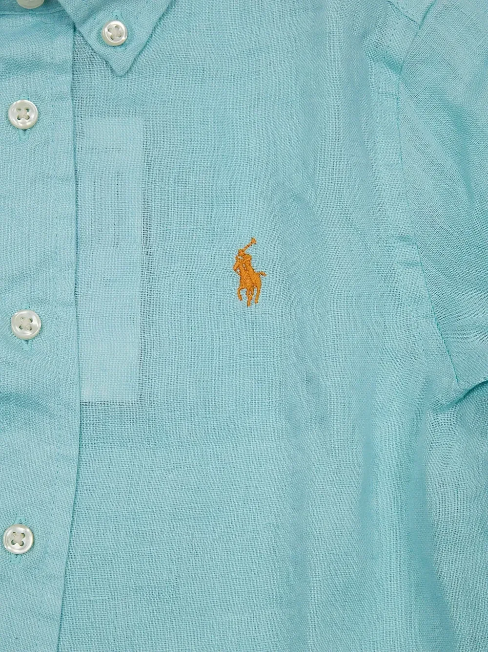 Рубашка на пуговицах Polo Ralph Lauren Kids, синий — фото 3